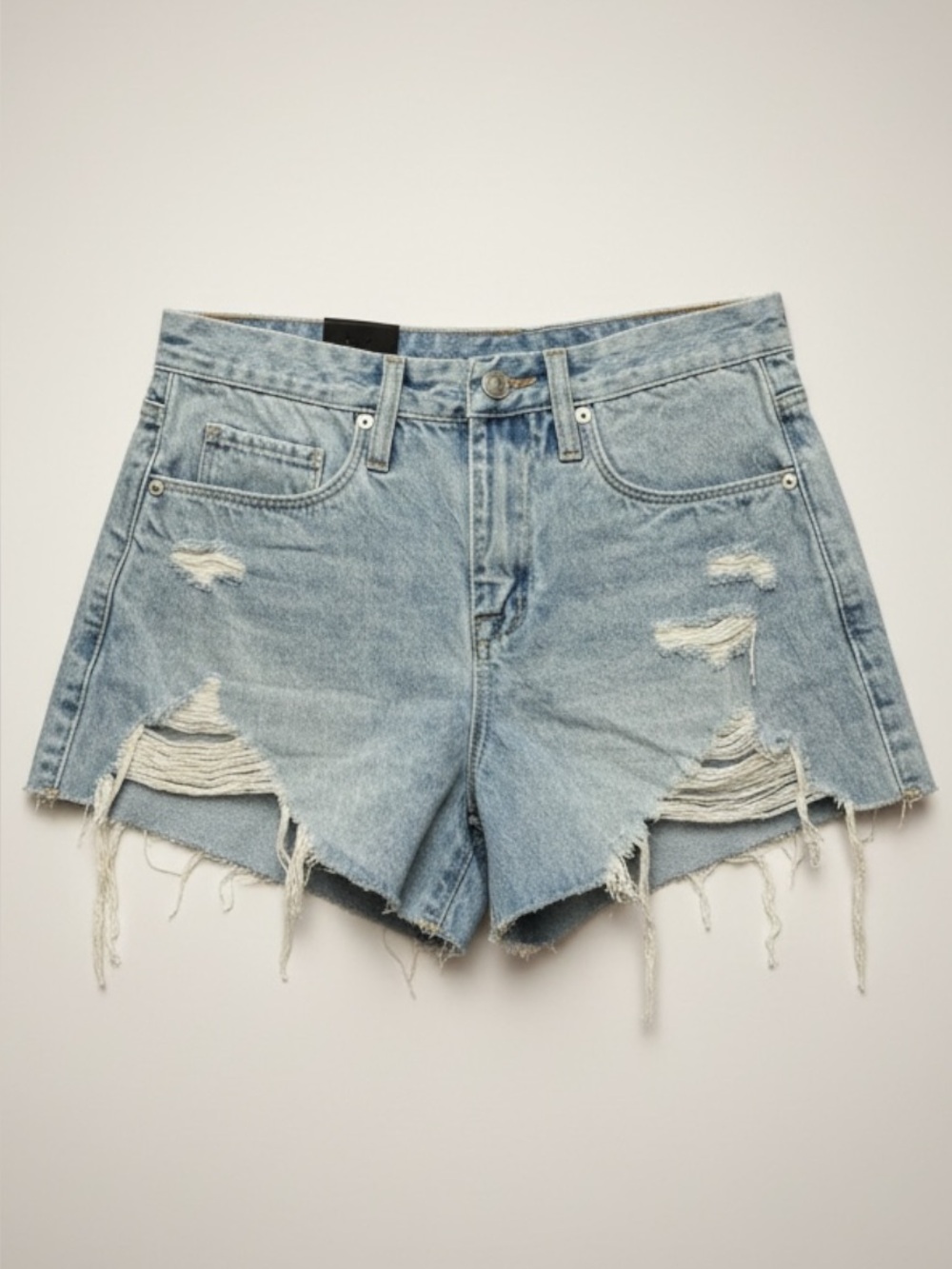 Blank NYC Barrow Distressed Denim Cutoff Shorts Size 26 NWT